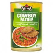 Hamé Cowboy fazole v rajčatové omáčce 415g