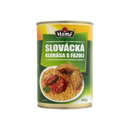 Hamé Slovácké fazole s klobásou 400g
