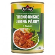 Hamé Trenčanské jemné párky s fazolí hotové jídlo 410g