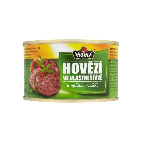 Hamé Hovězí ve vlastní šťávě 400g