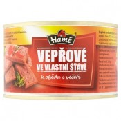 Hamé Vepřové ve vlastní šťávě 400g