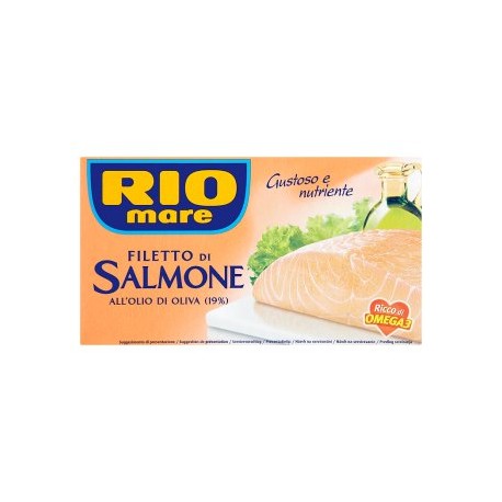 Rio Mare Filety z lososa v olivovém oleji 150g