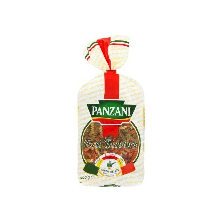 Panzani Torti Tricolore těstoviny semolinové ochucené rajčaty a špenátem 500g