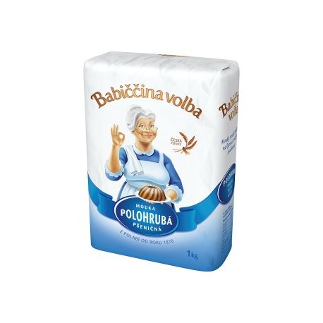 Babiččina Volba Mouka polohrubá pšeničná 1kg