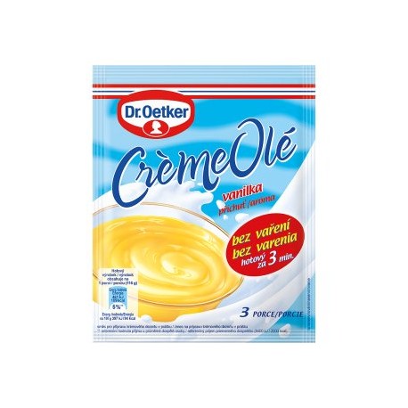 Dr. Oetker Crème Olé Puding s příchutí vanilky 50g