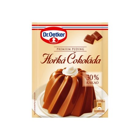 Dr. Oetker Premium Puding Hořká čokoláda 52g