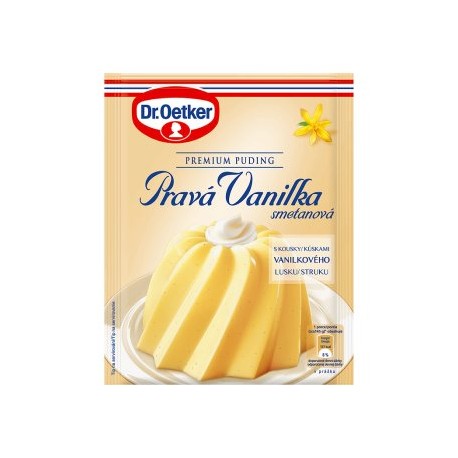 Dr. Oetker Premium Puding Pravá vanilka smetanová 40g