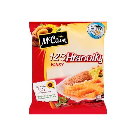 McCain 1-2-3 Hranolky vlnky 750g