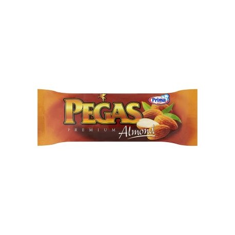 Prima Pegas Premium almond mražený vanilkový krém v kakaové polevě s mandlemi 110ml