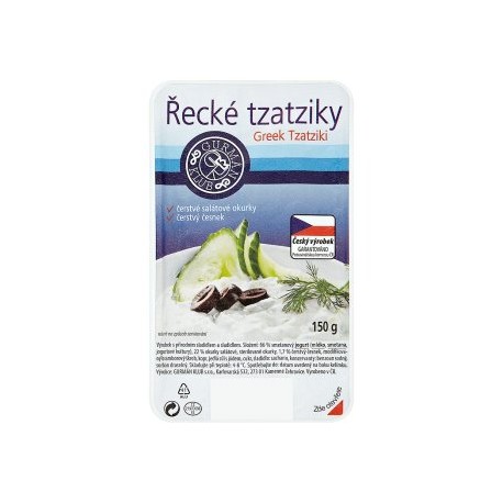 Gurmán Klub Řecké tzatziky 150g