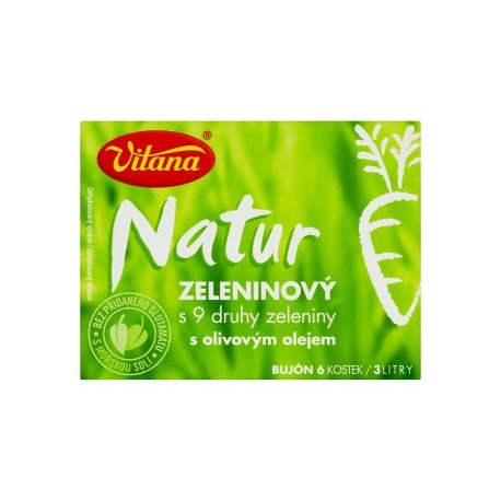 Vitana Natur Zeleninový bujón s 9 druhy zeleniny s olivovým olejem 60g