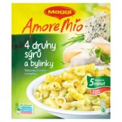 Maggi Amore Mio 4 druhy sýrů a bylinky těstoviny s omáčkou 2 porce