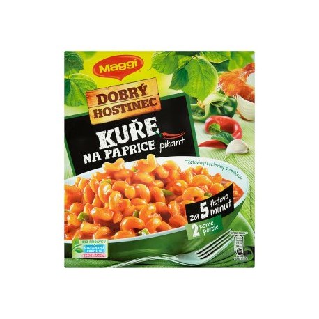 Maggi Dobrý Hostinec Kuře na paprice pikant těstoviny s omáčkou 146g
