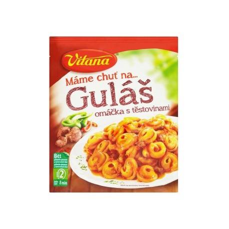 Vitana Máme chuť na... Guláš omáčka s těstovinami 160g