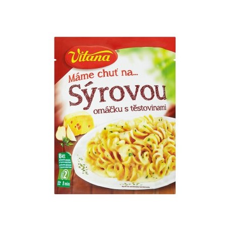 Vitana Máme chuť na... Sýrová omáčka s těstovinami 160g