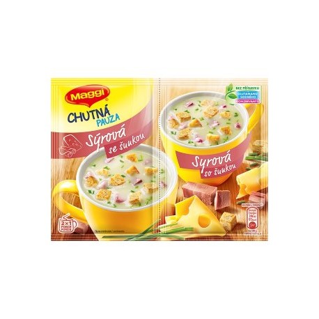 MAGGI CHUTNÁ PAUZA Sýrová polévka se šunkou 47g