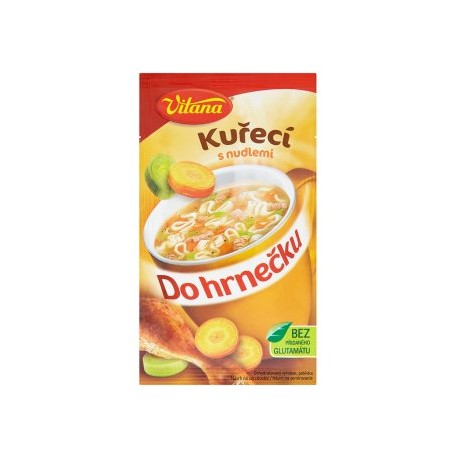 Vitana Do hrnečku Instantní kuřecí polévka s nudlemi 14g