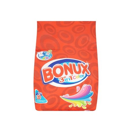 Bonux Compact 3in1 color prací prostředek na barevné prádlo 20 praní