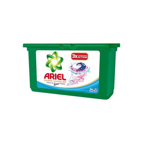 Ariel Power capsules touch of lenor fresh gelové kapsle na praní prádla 38 praní 