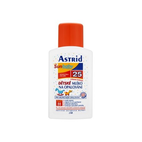Astrid Sunbaby Dětské mléko na opalování OF 25 200ml 