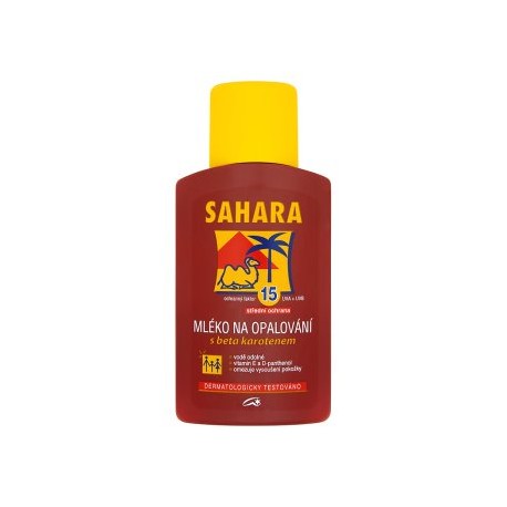 Sahara Mléko na opalování s beta karotenem OF 15 200ml