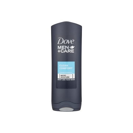 Dove Men+Care Clean comfort sprchový gel na tělo a obličej 250ml