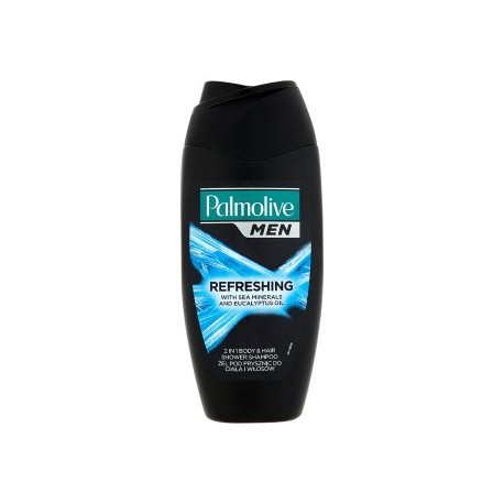 Palmolive Men Refreshing tělový šampon 2v1 s mořskými minerály a eukalyptovým olejem 250ml