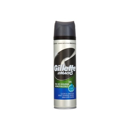 Gillette Mach 3 Gel na holení s efektem pro důkladné i hladké oholení 200ml