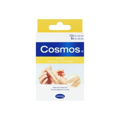 Hartmann Cosmos Pružné náplasti ve 2 velikostech 20 ks
