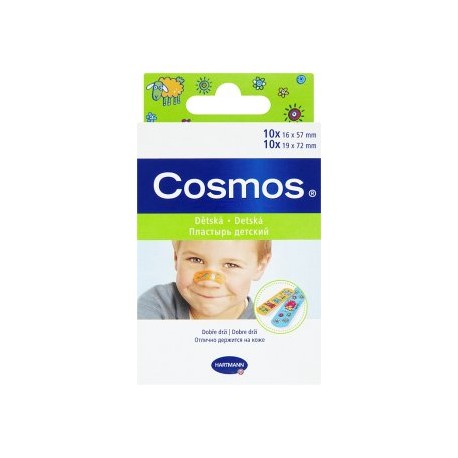 Hartmann Cosmos Dětské náplasti ve 2 velikostech 20 ks