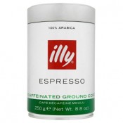  illy Espresso bezkofeinová mletá káva 250g