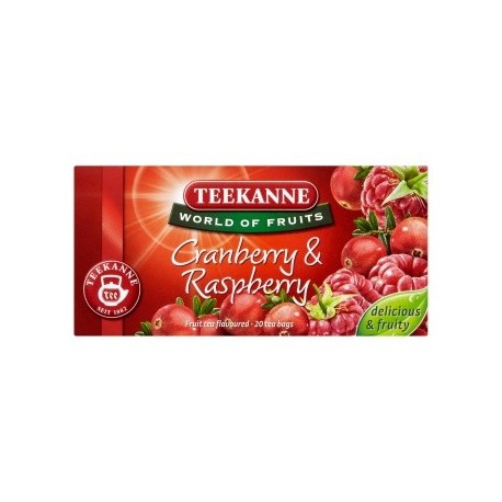 Teekanne - brusinka s malinou 45g