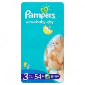 Pampers Active Baby Pleny 3 Midi 54 ks