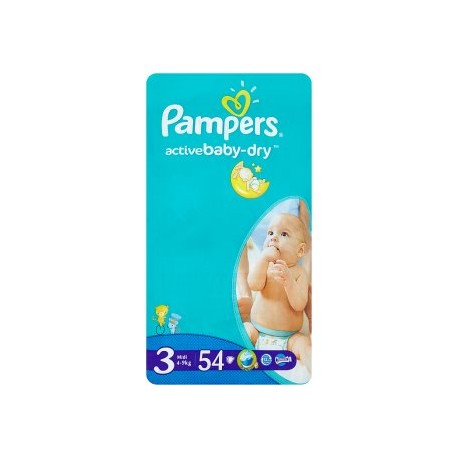 Pampers Active Baby Pleny 3 Midi 54 ks