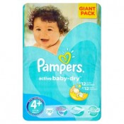 Pampers Active Baby Pleny 4+ Maxi+ 70 ks