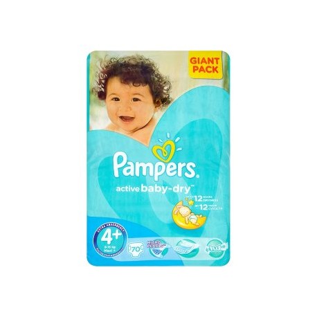 Pampers Active Baby Pleny 4+ Maxi+ 70 ks