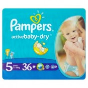 Pampers Active Baby Pleny 5 Junior 36 ks