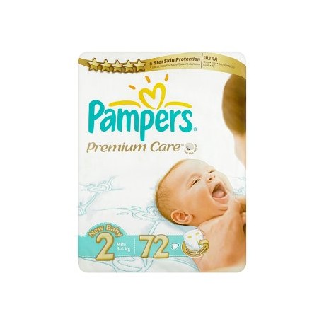 Pampers Premium Care Pleny 2 Mini 72 ks