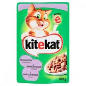 Kitekat Jehněčí maso ve šťávě kompletní krmivo pro dospělé kočky 100g