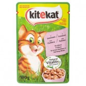 Kitekat Losos ve šťávě kompletní krmivo pro dospělé kočky 100g