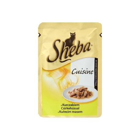 Sheba Cuisine Kuřecí maso kompletní krmivo pro dospělé kočky 85g