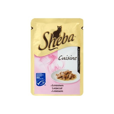 Sheba Cuisine Losos kompletní krmivo pro dospělé kočky 85g