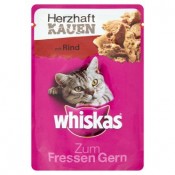 Whiskas Gusto Hovězí maso kompletní krmivo pro dospělé kočky 85g