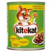 Kitekat Kuřecí maso ve šťávě kompletní krmivo pro dospělé kočky 800g