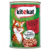 Kitekat S hovězím masem ve šťávě 400g