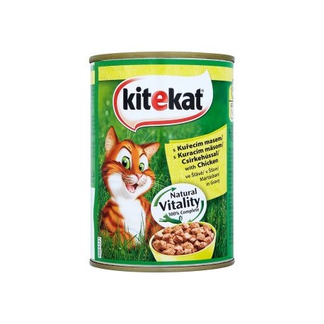 Kitekat S kuřecím masem ve šťávě 400g