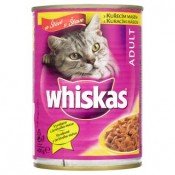 Whiskas Adult Kuřecí maso ve šťávě kompletní krmivo pro dosplělé kočky 400g