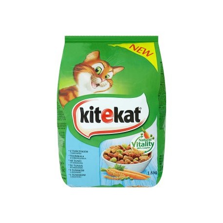 Kitekat Tuňák se zeleninou kompletní krmivo pro dospělé kočky 1,8kg