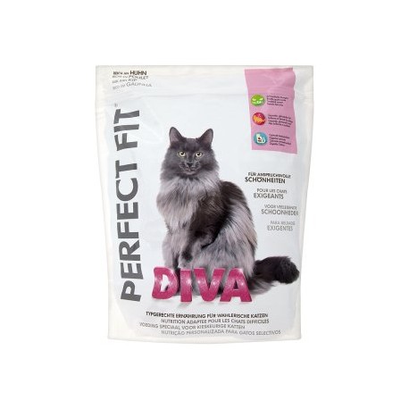 Perfect Fit Diva Kuřecí maso kompletní krmivo pro dospělé kočky 1,4kg