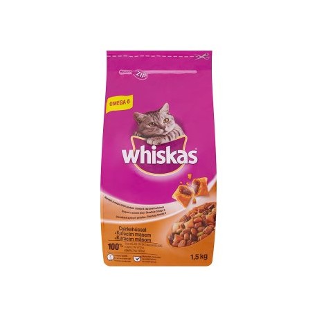 Whiskas Kuřecí maso kompletní krmivo pro dospělé kočky 1,5kg